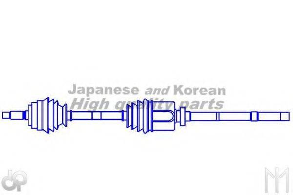 ASHUKI N04202 Шарнирный комплект, приводной вал