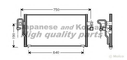 ASHUKI N65720 Конденсатор, кондиционер