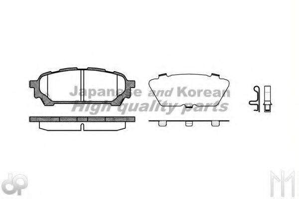 ASHUKI S01118 Комплект тормозных колодок, дисковый тормоз