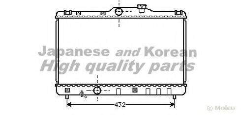 ASHUKI T55220 Радиатор, охлаждение двигателя