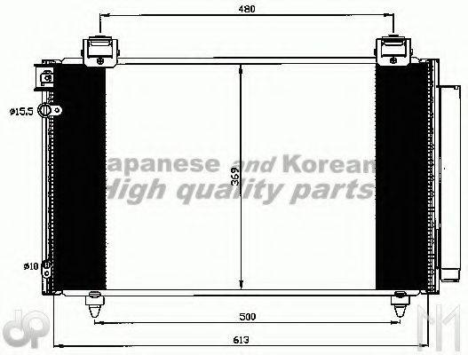 ASHUKI T55507 Конденсатор, кондиционер