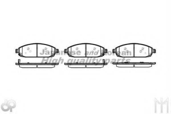 ASHUKI US104219 Комплект тормозных колодок, дисковый тормоз