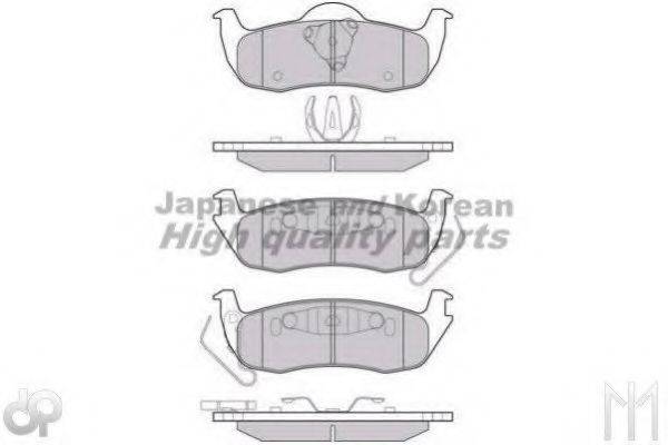 ASHUKI US104220 Комплект тормозных колодок, дисковый тормоз