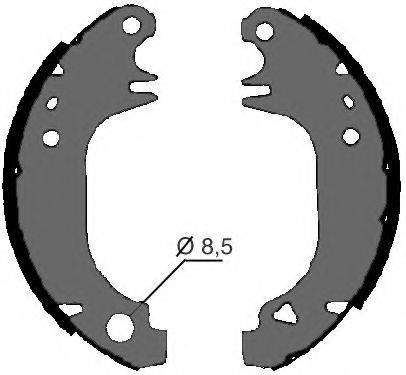 VEMA 84493 Комплект тормозных колодок