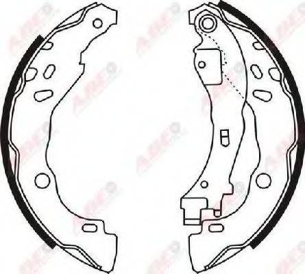 ABE C0C020ABE Комплект тормозных колодок