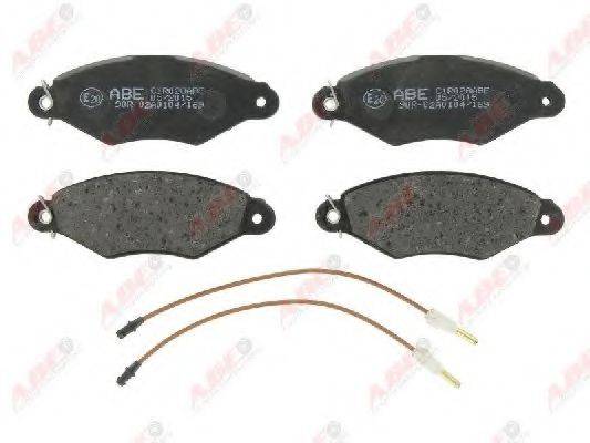ABE C1R028ABE Комплект тормозных колодок, дисковый тормоз