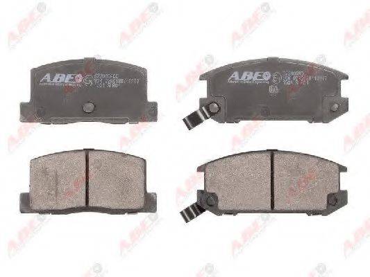 ABE C22009ABE Комплект тормозных колодок, дисковый тормоз