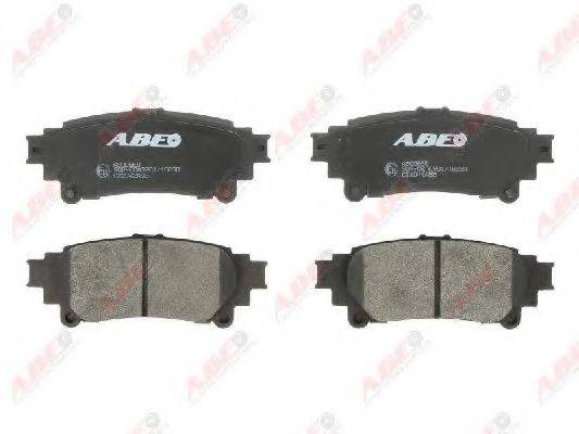 ABE C22042ABE Комплект тормозных колодок, дисковый тормоз