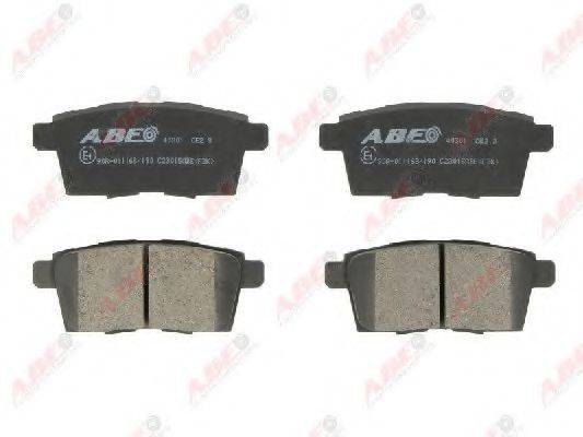 ABE C23015ABE Комплект тормозных колодок, дисковый тормоз