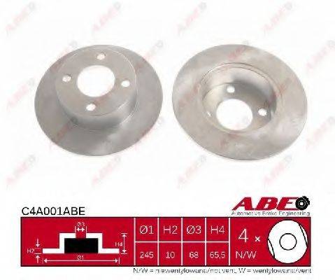 ABE C4A001ABE Тормозной диск