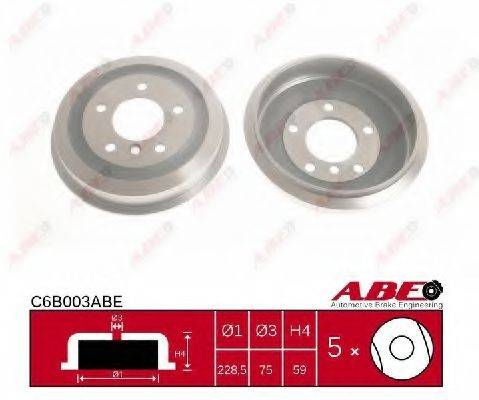ABE C6B003ABE Тормозной барабан