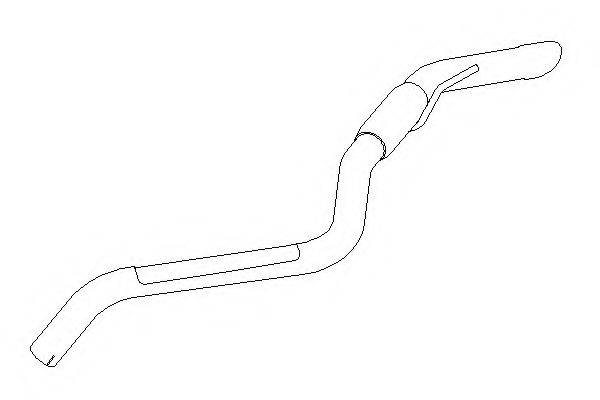 KLARIUS DN684C Глушитель выхлопных газов конечный