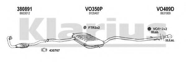 KLARIUS 960410U Система выпуска ОГ