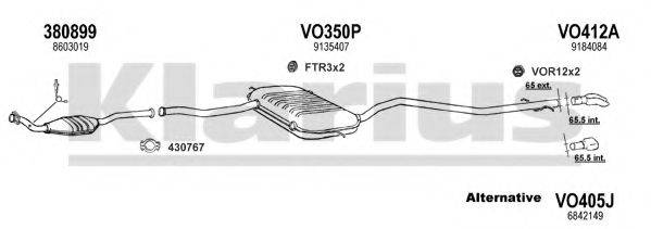 KLARIUS 960425U Система выпуска ОГ