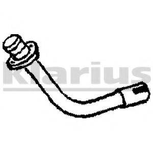 KLARIUS 110092 Труба выхлопного газа