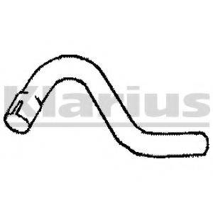 KLARIUS 110184 Труба выхлопного газа