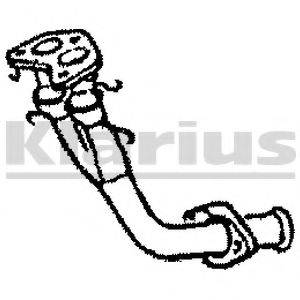 KLARIUS 110053 Труба выхлопного газа