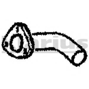 KLARIUS 110221 Труба выхлопного газа