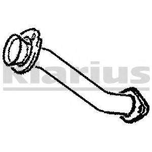 KLARIUS 110249 Труба выхлопного газа