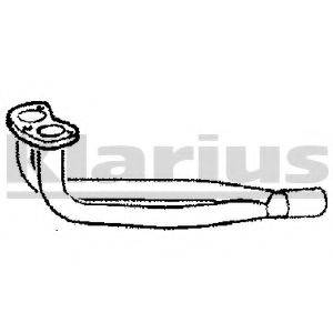 KLARIUS 120095 Труба выхлопного газа