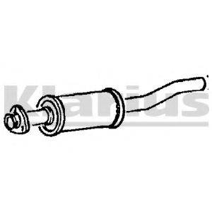 KLARIUS 210009 Средний глушитель выхлопных газов