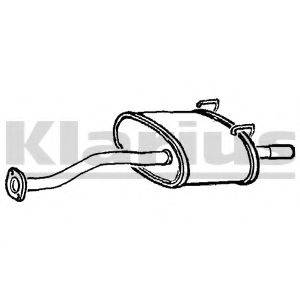 KLARIUS 220132 Глушитель выхлопных газов конечный