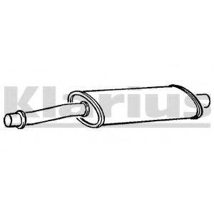 KLARIUS 220623 Средний глушитель выхлопных газов