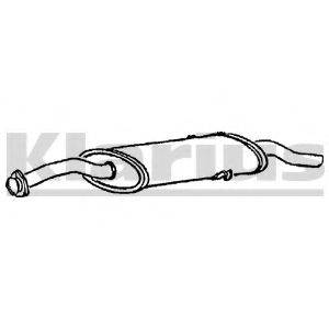 KLARIUS 230028 Глушитель выхлопных газов конечный