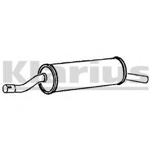 KLARIUS 230065 Глушитель выхлопных газов конечный