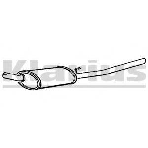 KLARIUS 230179 Глушитель выхлопных газов конечный