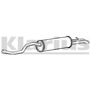 KLARIUS 250547 Глушитель выхлопных газов конечный