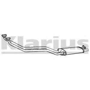 KLARIUS 260050 Предглушитель выхлопных газов