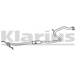 KLARIUS 260240 Средний глушитель выхлопных газов