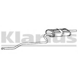 KLARIUS 260711 Глушитель выхлопных газов конечный