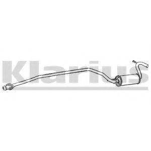 KLARIUS 270072 Средний глушитель выхлопных газов
