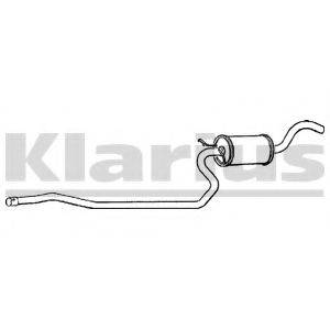 KLARIUS 270082 Средний глушитель выхлопных газов