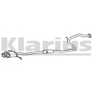 KLARIUS 270125 Средний глушитель выхлопных газов