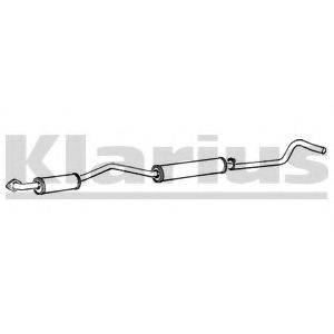 KLARIUS 270216 Средний глушитель выхлопных газов