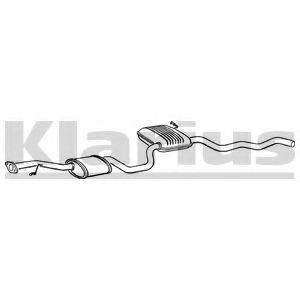 KLARIUS 270241 Средний глушитель выхлопных газов