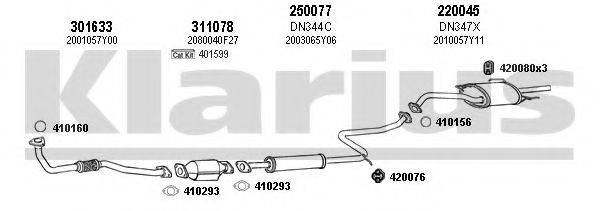 KLARIUS 270298E Система выпуска ОГ
