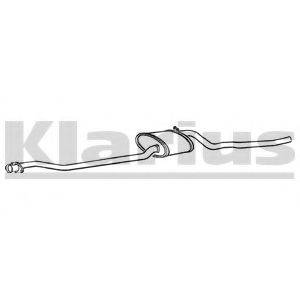 KLARIUS 270318 Средний глушитель выхлопных газов