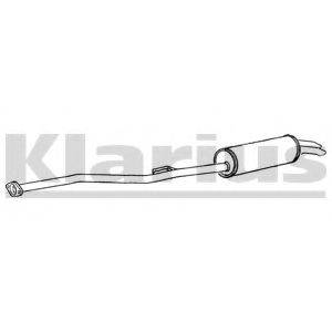 KLARIUS 270349 Глушитель выхлопных газов конечный