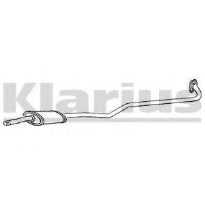 KLARIUS 270432 Средний глушитель выхлопных газов