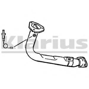 KLARIUS 301186 Труба выхлопного газа
