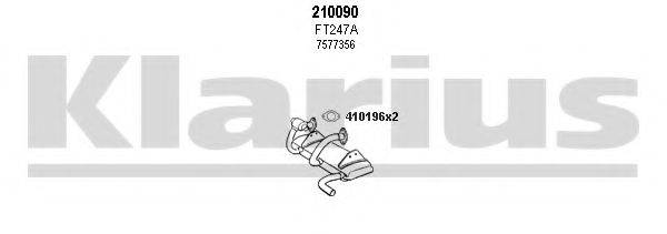 KLARIUS 330128E Система выпуска ОГ