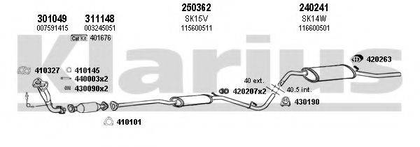 KLARIUS 780008E Система выпуска ОГ