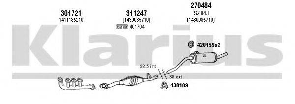 KLARIUS 820082E Система выпуска ОГ