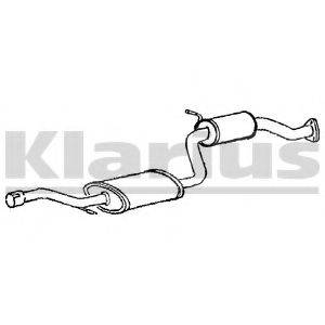 KLARIUS 250624 Средний глушитель выхлопных газов