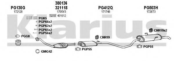 KLARIUS 630479U Система выпуска ОГ