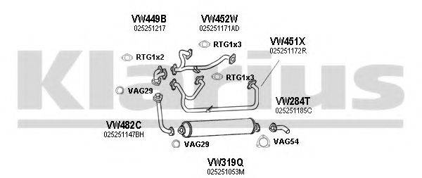 KLARIUS 930732U Система выпуска ОГ
